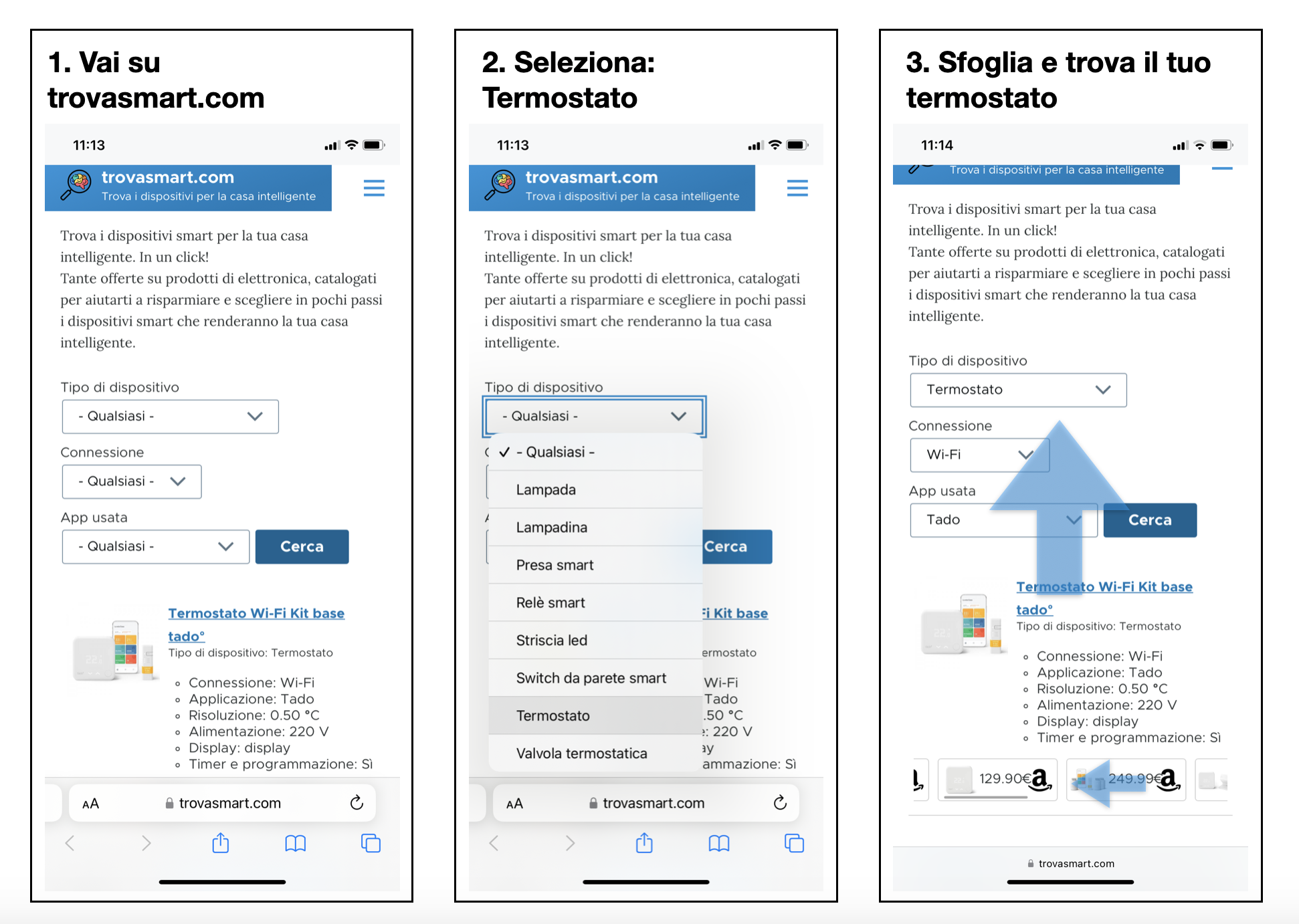 Come scegliere il termostato smart su trovasmart.com