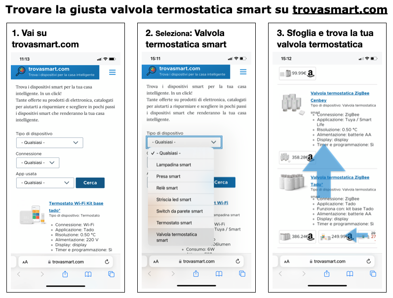 Come scegliere la valvola tesrmostatica smart su trovasmart.com